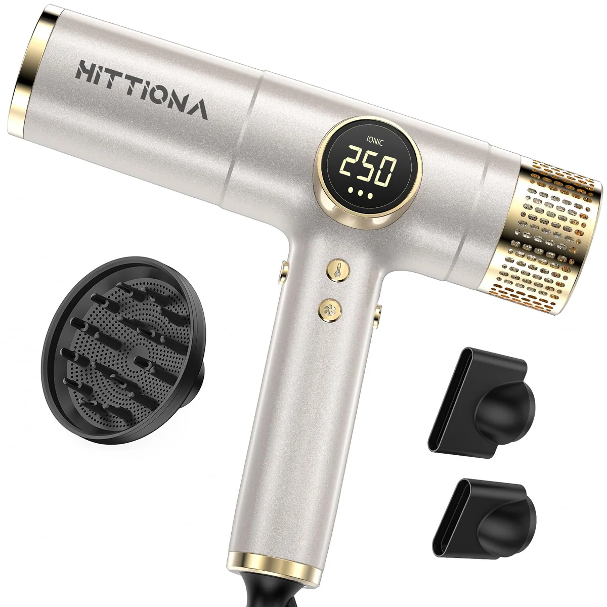 HITTIONA Dual Voltage Travel Hair Dryer with Magnetic Diffuser Review