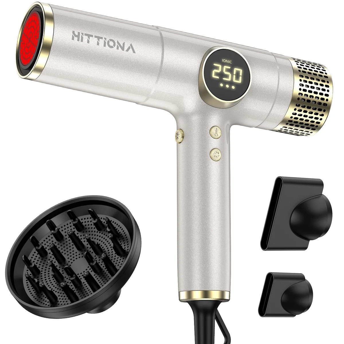HITTIONA Infrared Ionic Hair Dryer with Diffuser Review